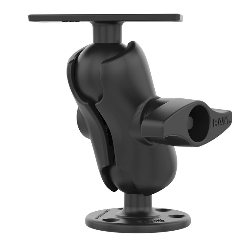 RAM MOUNTS Drill-Down Ball Mount for Humminbird Helix 8-15, Solix & Apex RAM-D-202-25-C-202U with Short Arm - Image 2